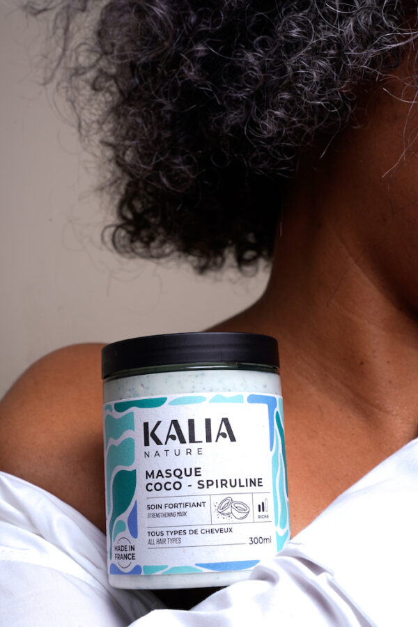 Masque coco spiruline 🥥 (300ml) - Kalia Nature – Image 2